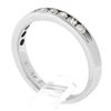 Image 1 : 14k White Gold 0.30 ctw Channel Diamond 2.7mm Petite Stack Wedding Band Ring