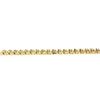 Image 5 : 10K Gold 6.75" Round Fancy Light Champagne Diamond "S" Link Line Tennis Bracelet