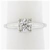 Image 9 : Vintage 14K Gold 0.66 ctw Round Brilliant Diamond in Square Basket Engagement Ri