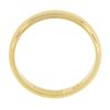 Image 5 : Unisex Classic 14k Yellow Gold Plain Dome Polished Stackable Wedding Band Ring