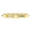Image 3 : Vintage Tiffany & Co. 18k Gold Diamond Multi Gemstone Link Bracelet Necklace Set