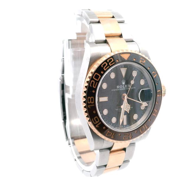Rolex Stainless Steel & 18K Rose Gold GMT Master II "Rootbeer"