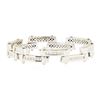 Image 2 : 7.75 ctw Diamond Staggered Bar Bracelet - 18KT White Gold
