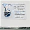 Image 2 : 21.17 ctw Blue Topaz & Sapphire 18KT White Gold Dome Ring