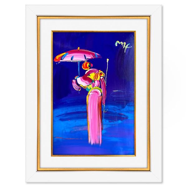 Umbrella Man with Cane by Peter Max