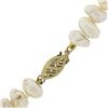 Image 1 : 15.5" Fresh Water Pearl & Shell Black Onyx Strand Necklace w/ 14k Gold Clasp