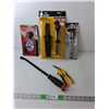 Image 1 : Battery Tester, Chisel Tip Wrecking Knife, Shears, Misc.