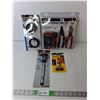 Image 1 : Electrician Tool Set, Vacuum/Fuel Pump Tester, Magnetic Bit Holder, Digital Caliper- All Sealed
