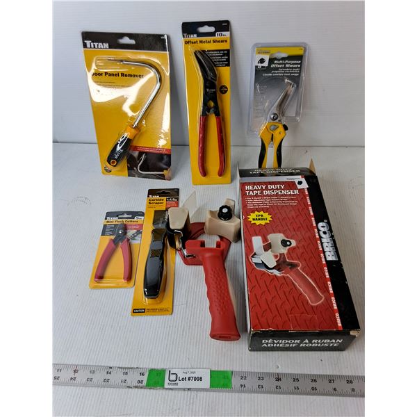 Door Panel Remover, Offset Metal Shears, Mini Flush Cutters- All Sealed, Misc.