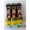 Image 1 : (3) Shop Pro 1" x 15 Ft. Ratcheting Tie Downs, NIB