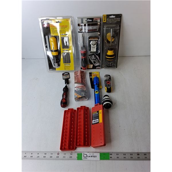 Ratcheting Ball Driver, Driving Set, Multidriver Set- All Sealed, Misc.