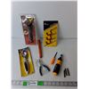 Image 1 : (2) Flashlights- As Is, Multi Bit Screwdriver, (3) Utility Hooks, Misc.