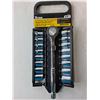 Image 6 : 1/2" Drive SAE/Metric Socket Set, Finger Ratchet Kit, Compact Bit Driver, Misc.