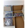 Image 2 : (3) 1000 Piece Puzzles- 'Out of Storage, The Apache Truck, VW Beetle Love' (Eurographics)-Complete