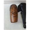 Image 3 : Indigenous Face Carving & Elephant Hanging Wall Art- Missing Piece