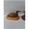 Image 2 : (2) Wooden Ducks- 6.5" x 3.5"