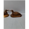 Image 3 : (2) Wooden Ducks- 6.5" x 3.5"