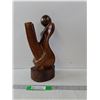 Image 1 : Wooden Carving Of Person- 14" x 6"