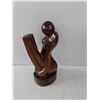 Image 2 : Wooden Carving Of Person- 14" x 6"