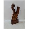 Image 3 : Wooden Carving Of Person- 14" x 6"