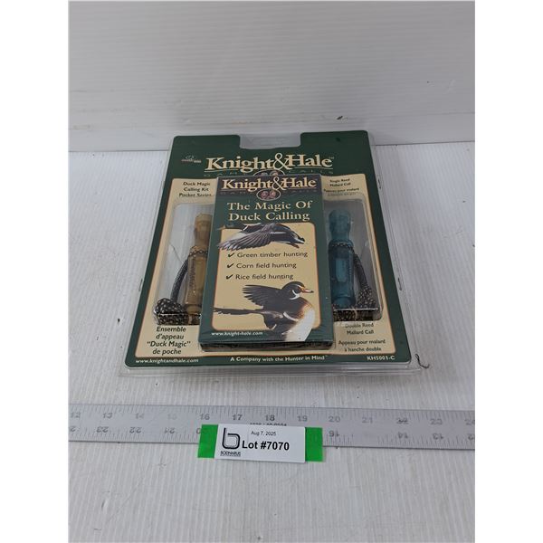 Knight&Hale Duck Magic Calling Kit Pocket Series- NIB