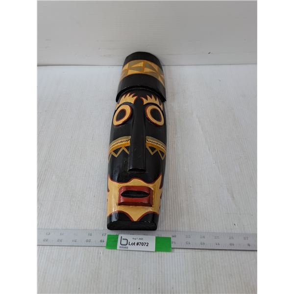 Mask Carving Hanging Wall Decoration- 19.5" x 5.5"