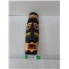 Image 1 : Mask Carving Hanging Wall Decoration- 19.5" x 5.5"