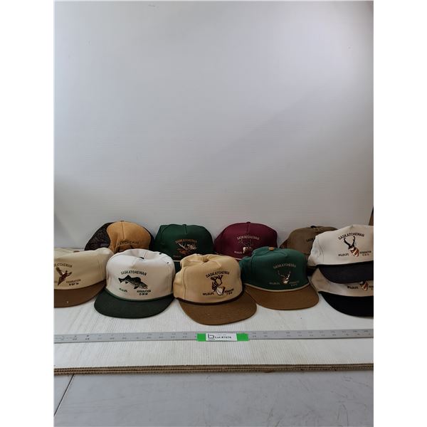(10) Sask Wildlife Collector's Hats- 1 Thru 9