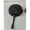 Image 4 : (2) Black 10" Cast Iron Skillet