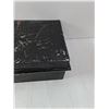 Image 2 : Black Metal Lock Box- 14" x 5" x 9.- Has Key