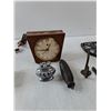 Image 4 : Genuine Classic Tin, Clock,Auer Table Lighter, Hook & Fish Shaped Dish