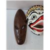 Image 4 : (3) Wood Carved Masks
