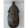 Image 2 : Wood African Tribal Mask- 17" x 7"