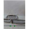 Image 1 : (3) Metal Gourmates Chrome Trays- 16" x 10"