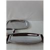 Image 2 : (3) Metal Gourmates Chrome Trays- 16" x 10"