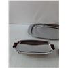 Image 3 : (3) Metal Gourmates Chrome Trays- 16" x 10"