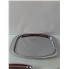 Image 4 : (3) Metal Gourmates Chrome Trays- 16" x 10"