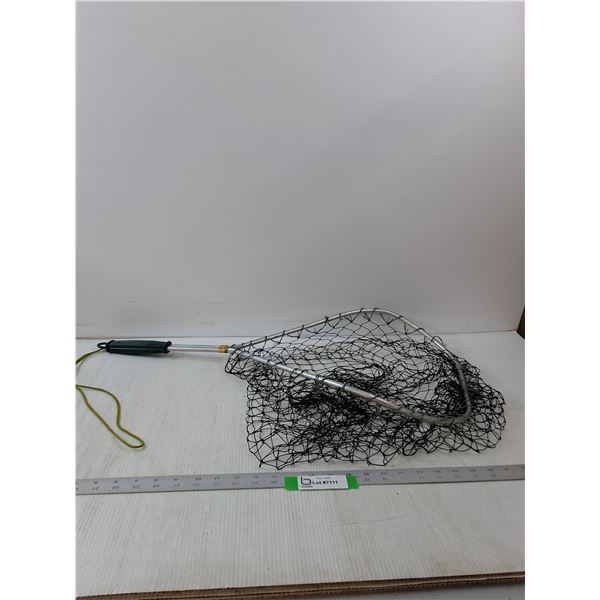 Green Handled Fishing Net- Bent- 29" x 19"
