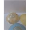 Image 3 : (3) Glass Ceiling Light Covers- 10" x 4"