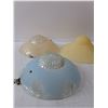 Image 4 : (3) Glass Ceiling Light Covers- 10" x 4"