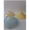 Image 5 : (3) Glass Ceiling Light Covers- 10" x 4"