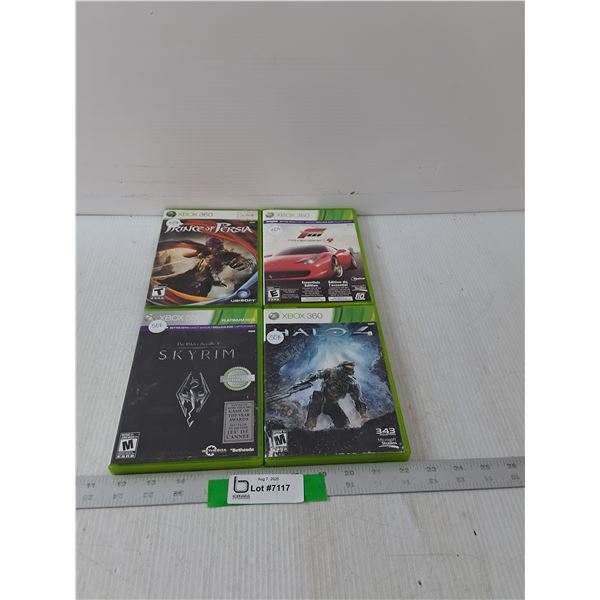 (4) Xbox 360 Games- Cannot Authenticate