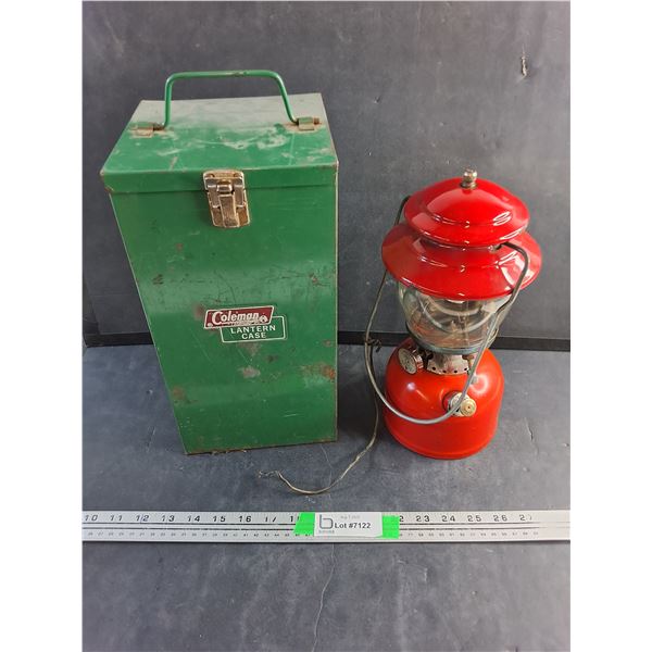 Coleman 200A 5/67 Kerosene Lantern and Lantern Case