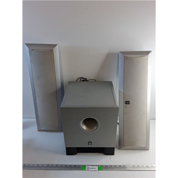 Yamaha Audio System - Speakers and Subwoofer - As Is  -  PICK UP