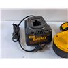 Image 3 : (2) DeWalt 18V Cordless Drills - Powers On, As Is and Batteries with Battery Charger