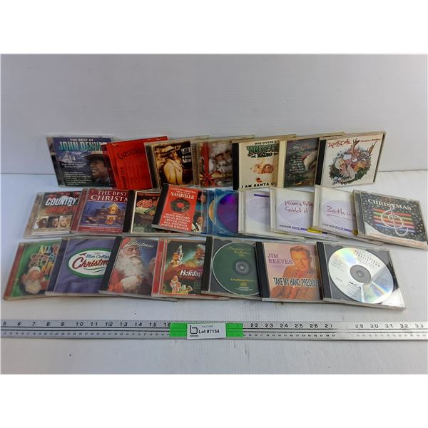 (24) Various Audio CDs - The Best of Christmas, John Denver and Jim Reeves