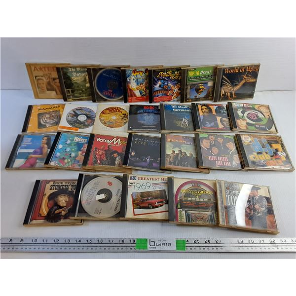 (26) Various Audio CDs - Texas Tornadoes, 1969 Greatest Hits and AC/DC