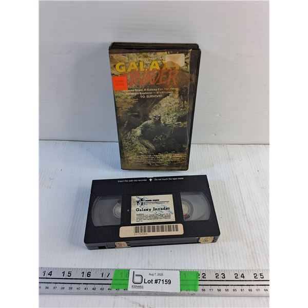 Galaxy Invader VHS Movie