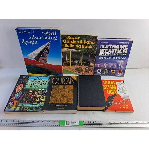 Various Books - Anthology of Drama, The Extreme Weather Survival Manual and Building Book