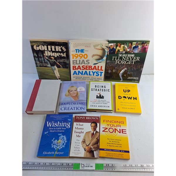 Various Books - The 1990 Elias Baseball Analyst, Golfers Digest and Being Strategic